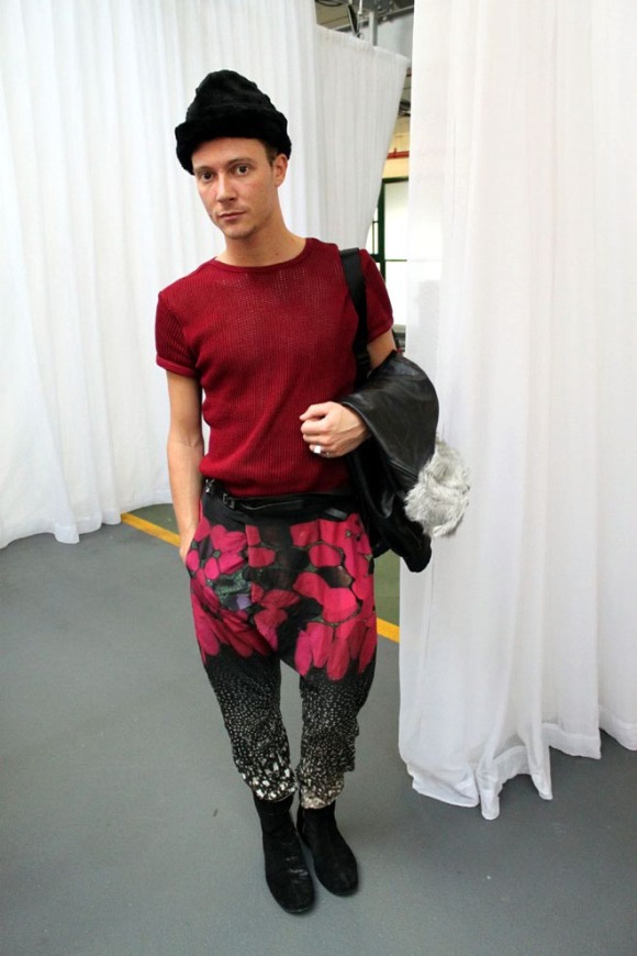 Love these printed trousers